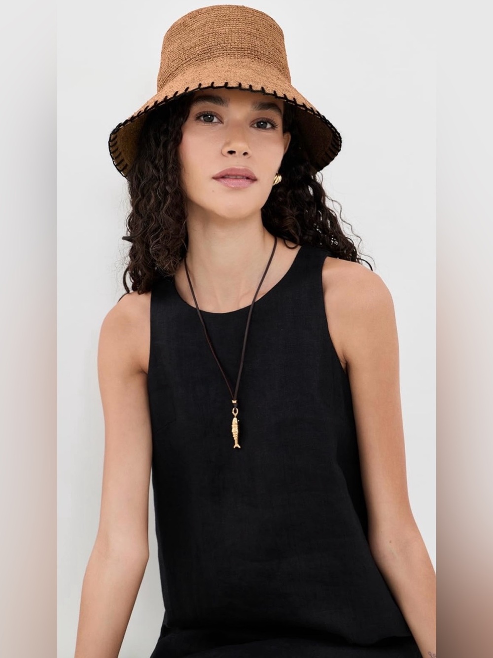 Blanket Stitch Summer Hat by Madewell, S/M
